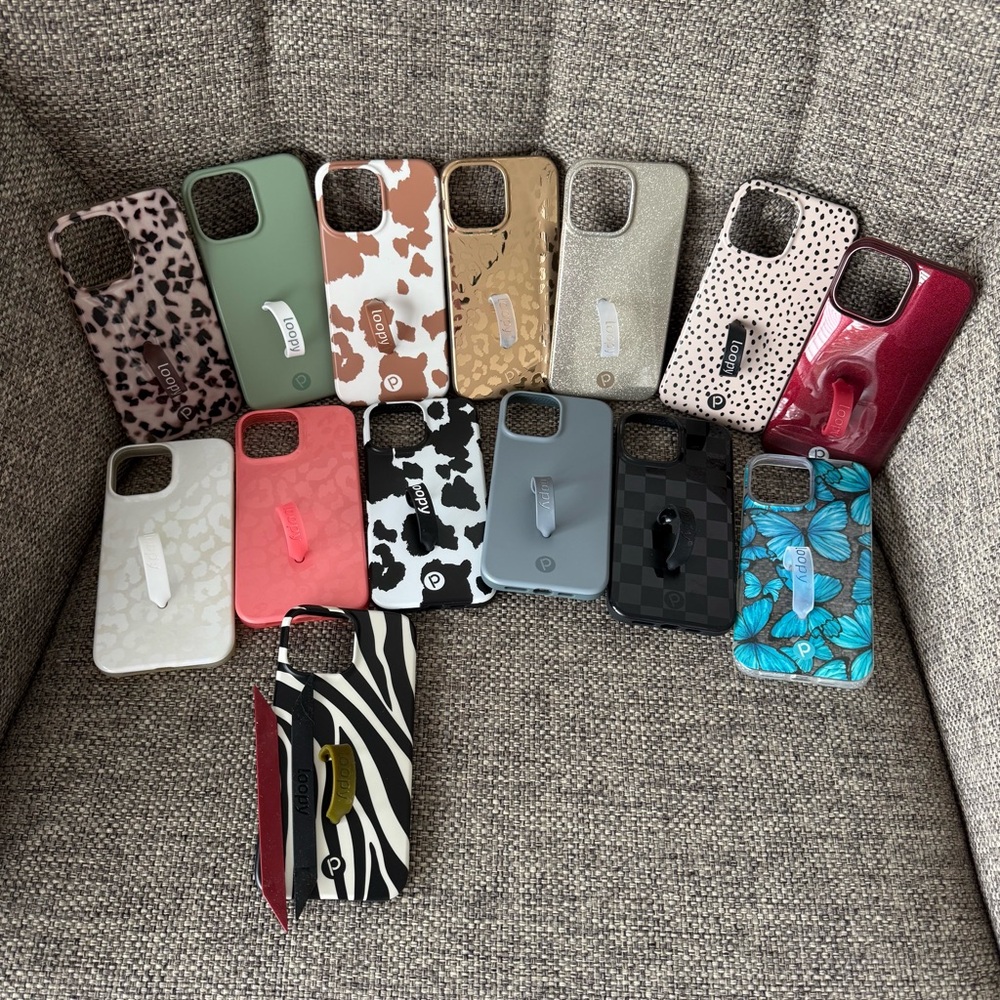 BUNDLE OF IPHONE 13 PRO MAX LOOPY CASES
